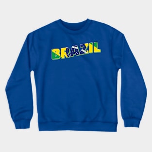 Brazil Vintage style retro souvenir Crewneck Sweatshirt